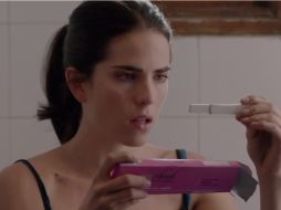 Souza interpreta a una chica que después de una noche de fiesta descubre que está embarazada. YOUTUBE /  Cinépolis Online