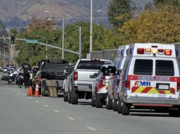 Al sitio se ha presentado un gran número de miembros de corporaciones policíacas y de emergencias. AP / C. Carlson