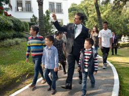 Peña Nieto instaló ayer el Sistema Naciona de Protección Integral de Niñas, Niños y Adolescentes. NTX /