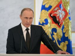 El jefe del Kremlin aclaró, no obstante, que Moscú ''no va a blandir las armas'' contra Turquía. EFE / A. Nikolsky