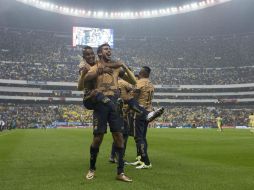 Los Pumas de la UNAM se sobrepusieron y ganan al América. MEXSPORT / O. Martínez