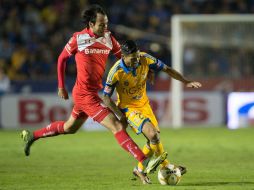 Tigres jugó con poca puntería al frente contra unos Diablos calculadores. MEXSPORT / J. Martínez