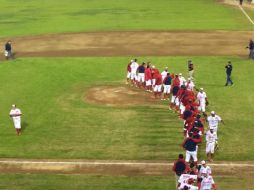 Los Águilas ganan el primero de la serie. TWITTER / @AguilasDeMxli