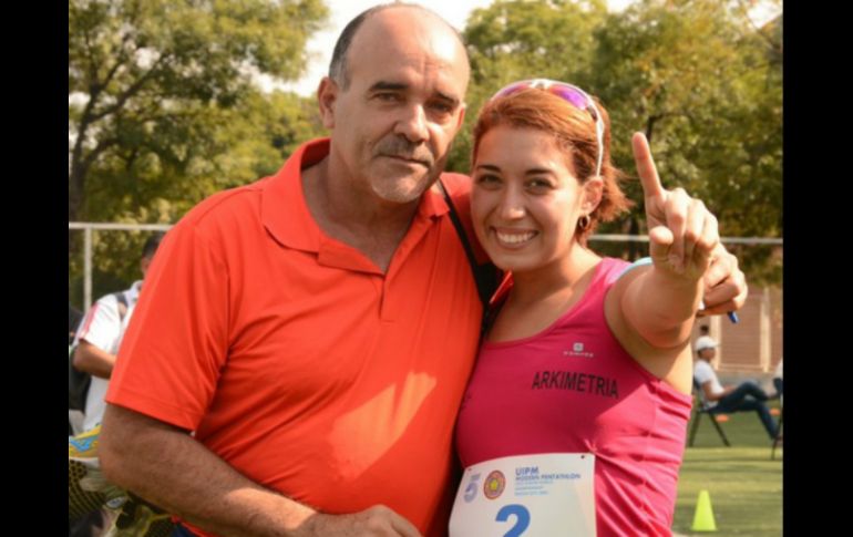 La pentatleta tapatía mencionó que la próxima semana podría asegurar su boleto rumbo a las copas del mundo. TWITTER / @codejalisco