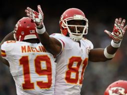 Jeremy Maclin logró dos recepciones de touchdown. AFP / T. Henderson