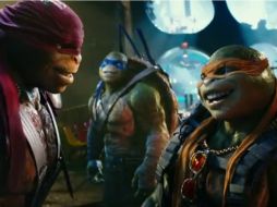 Los reptiles adolescentes mutantes dominan las técnicas marciales gracias a un sabio maestro. YOUTUBE /  Paramount Pictures International