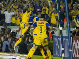 Al minuto 60, Rafael Sobis marcó el tercer gol del encuentro en el estadio Universitario de Nuevo León. MEXSPORT / E. De La Torre
