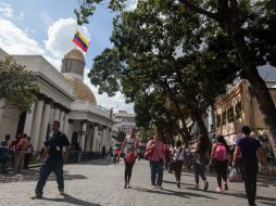 En Venezuela adquirir los famosos ''estrenos'' para cada miembro de la familia solía ser una tradición en época decembrina. EFE / M. Gutiérrez