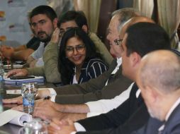 Rodríguez les pidió preguntarse qé han hecho para detener la 'acción salvaje' que sufre la moneda venezolana. EFE / ARCHIVO