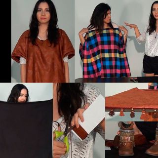 I Wear: Crea un poncho en dos pasos
