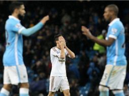 or la diferencia de goles, el Manchester City recupera el liderato de la Premier League. AFP / L. Parnaby
