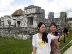 Tulum destaca por sus espectaculares vestigios mayas bañados por la brisa del Mar Caribe. AFP / ARCHIVO