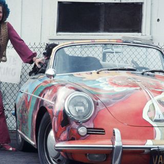 Venden el psicodélico Porsche de Janis Joplin