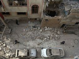 Murieron 28 personas a causa de los ataques contra la ciudad de Duma. EFE / M. Badra