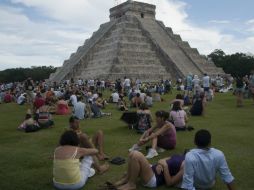 Chichén Itzá se coloca en el primer lugar de la lista de visitas con dos millones 10 mil 591 visitas este año. NTX / ARCHIVO