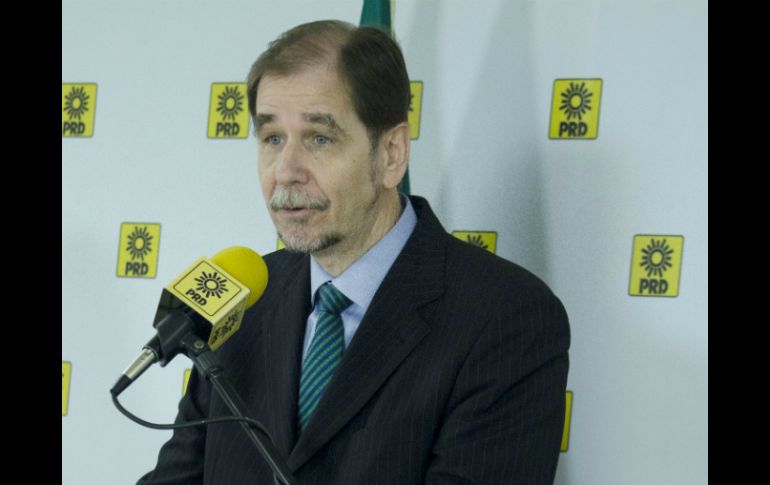 Agustín Basave declara que espera una pronta disculpa pública. SUN / G. Orihuela