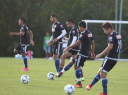 Jugadores de las Chivas realizan pretemporada en Cancún. TWITTER / @Chivas