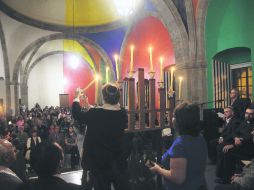 La Comunidad Hebrea de Guadalajara y representantes de diversos credos se reunieron para dar un mensaje de paz. EL INFORMADOR / M. Vargas