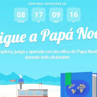 Sigue la ruta de Santa Claus en Navidad con Google