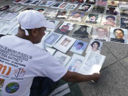 Activistas y migrantes ayudaron en la búsqueda de Delia. EL INFORMADOR / ARCHIVO