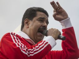 Maduro llama  a la lucha para no ceder 'frente a las amenazas de privatización de la derecha envalentonada'. EFE / M. Gutiérrez