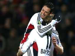 Este martes, Javier Hernández alcanzó las 18 dianas con la camiseta del Bayer Leverkusen. TWITTER / @bayer04_es