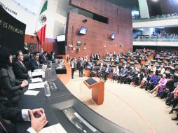 Por votar. Al cierre de esta edición, el pleno del Senado no había abordado aún el tema de la Secretaría de Cultura. NTX /