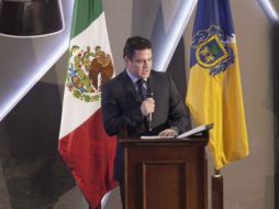 El gobernador del estado, Aristóteles Sandoval, reconoció el esfuerzo del sector empresarial y las instituciones académicas. TWITTER / @AristotelesSD