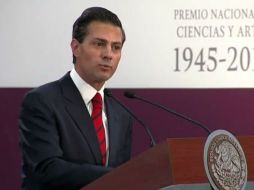 Peña Nieto entregó el Premio Nacional de Ciencias y Artes. YOUTUBE / Gobierno de la República