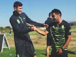 Este día el jugador se presentó en el campamento que tiene el equipo. TWITTER / @clubleonfc