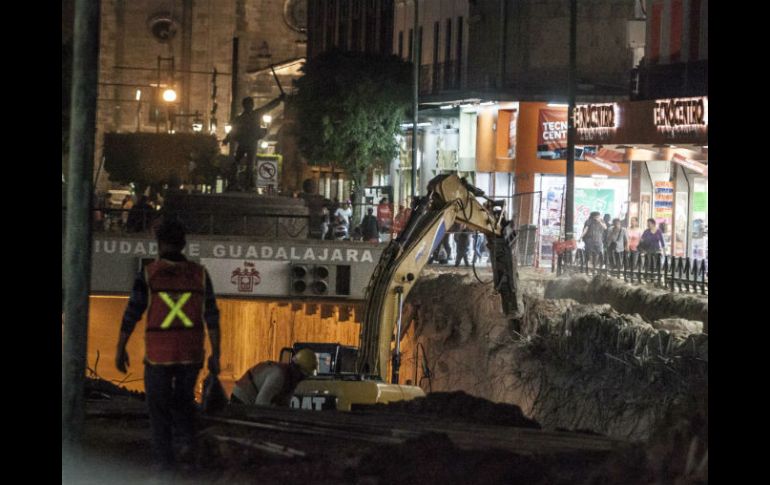 Hace una semana la Secretaría de Infraestructura y Obra Pública informó que se duplicarían los días de obra. EL INFORMADOR / ARCHIVO