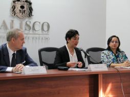 Autoridades ofrecieron una rueda de prensa para dar información sobre el estudio de la UNOPS. TWITTER / @SemadetJal