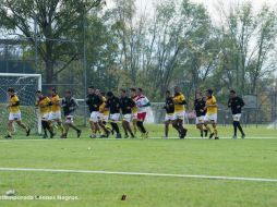 Los jugadores de Leones Negros se preparan para el próximo torneo. TWITTER / @LeonesNegrosCF