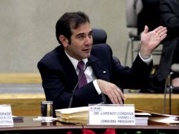 Córdova pidió 'a todos los actores políticos y sociales conducirse con absoluto respeto'. NTX / ARCHIVO