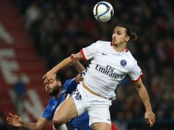Zlatan hace el segundo con gran gol gracias al pase del centrocampista brasileño Lucas Rodrigues. AFP / C. Triballeau