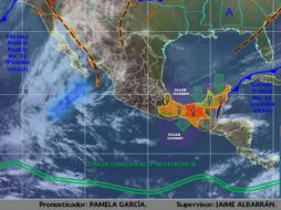 Conagua informó que se prevén lluvias muy fuertes en el estado para la región de Chontalpa, Centro y Sierra. TWITTER / @conagua_clima