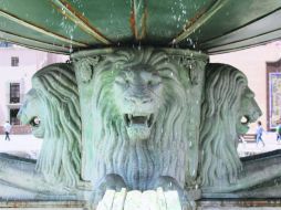 Aspecto de La Fuente de Los leones símbolo de la ciudad. EL INFORMADOR / F. González