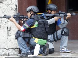 Indonesia reforzó sus operativos de seguridad con motivo de las fiestas decembrinas, y reforzaron la vigilancia en iglesias. EFE /