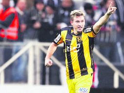 El paraguayo arribó ayer por la noche a Monterrey y se esperan los últimos detalles para que se incorpore a Tigres. AP /