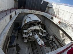 Este lunes ofrecieron un recorrido por las obras de la Línea 3 en el que dieron detalles sobre el armado de la tuneladora. EL INFORMADOR / R. Tamayo