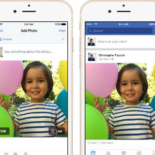 Facebook agregará Live Photos a sus apps para iPhone