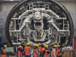 La tuneladora tiene armadas piezas que significan mil 500 toneladas, de modo que el avance es de más de la mitad. EL INFORMADOR / R. Tamayo