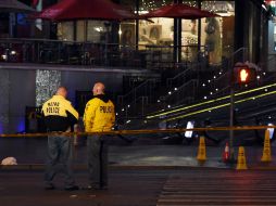 La mujer embistió a una multitud en la avenida principal de Las Vegas dejando un muerto y 35 heridos. AFP / E. Miller