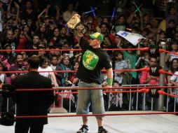 John Cena buscará recuperar el cetro que perdió el pasado 25 de octubre en su última aparición. EL INFORMADOR / ARCHIVO