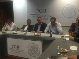 La reunión entre autoridades se realizó este martes. ESPECIAL / Gobierno de Guadalajara