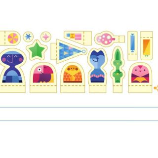 Google desea Feliz Navidad con 'doodle recortable'