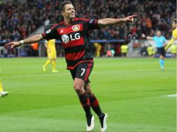 Hernández debutó en septiembre en la Bundesliga. TWITTER / @CH14_