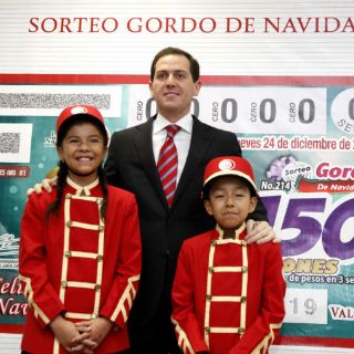 Magno Sorteo de Navidad de la Lotería en el Zócalo