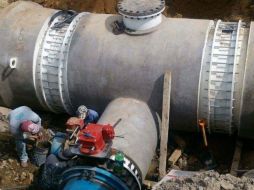 Se deberá reubicar un tramo del Acueducto Oriente III para la construcción de la estación Central Camionera. ESPECIAL / Siapa