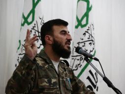 Alush era uno de los líderes rebeldes más conocidos en el territorio sirio y su organización armada es una de las más poderosas. AFP / A. Doumany